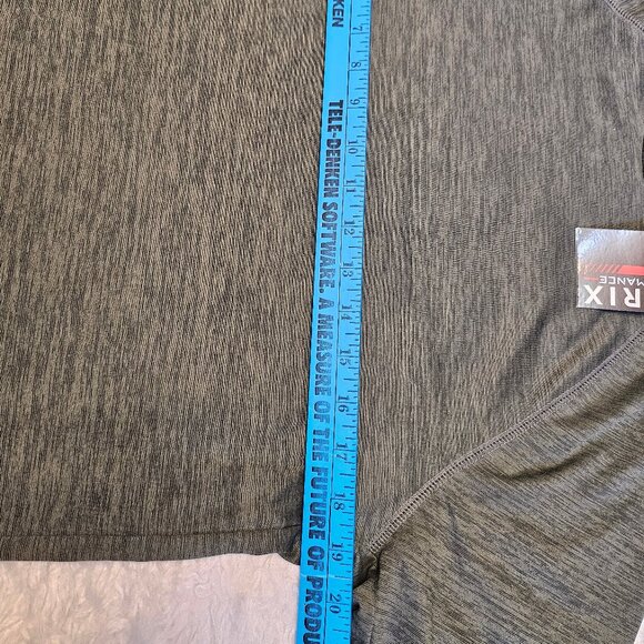 Matrix Men's Gray Crew-Neck Basic T-Shirt Size: M - Picture 4 of 7